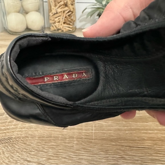 Prada soft leather ballet flats - Picture 3 of 9